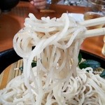 五色庵 - 色白なお蕎麦ですがぽつぽつと・・・