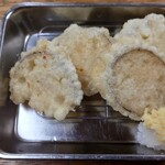 大衆酒場 増やま - レンコン天ぷら　280円