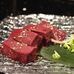 焼肉 いのうえ - 裏メニュー??厚切りレバー
