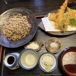 蕎麦喰い処 利めい庵 - ◆海老天せいろ
      　1,880円（税込）