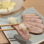 十割蕎麦ハレニチ - 冷製鴨ロース肉¥660