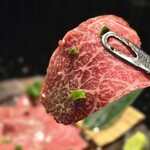焼肉 いのうえ - 三種盛りのカメノコ
