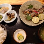 赤玉食堂 - 鮎塩焼定食　￥1700