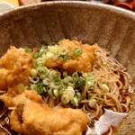 赤玉食堂 - とり天ぶっかけ香椒麺