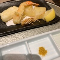 天冨良 麻布よこ田 新宿別邸 - 車海老、いか、大根