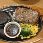 ココス 安中店 - 『ビーフハンバーグステーキ』。