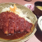 名古屋名物 みそかつ 矢場とん - ロースカツ定食