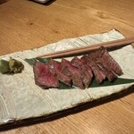 炭火原始焼と蔵元焼酎の店 のどぐろの中俣 - ステーキ