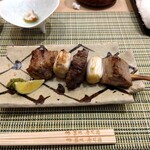 築地寿司清 - マグロとネギ焼き