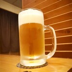 いざかや しん - サントリーモルツの生ビールです(o^^o)