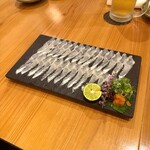 いざかや しん - 傷みが極めて早い穴子をお刺身で頂ける広島に生まれ育ってほんとうに幸せです！！(o^^o)