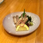 いざかや しん - シャコの刺身です(o^^o)