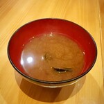 いざかや しん - ほっとする味わいの〆の汁物でした(o^^o)