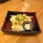 いざかや しん - 白肉の天ぷらは地元広島で人気のメニューです(o^^o)