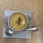 ノバラ - オムライスランチ　かぼちゃスープ