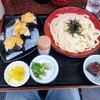 手打うどん錦 - 天むす定食（冷たいうどん）