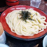 手打うどん錦 - 天むす定食（冷たいうどん）