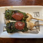 やきとり 大吉 - 料理写真:しそ巻き198円