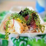 POKEBOO - 暫く海ぶどう恐怖症でしたが、こちらの新鮮海ぶどうは店主さんのお友達の、伊良部島の方が大切に育てたもので安心出来そうです。美味しかったです。