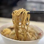 蒙古タンメン中本 - 味噌豚麺は「太麺」がデフォルトです！