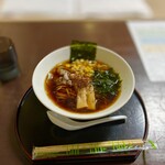 宝蔵院 寺そば - (秋)濃口醤油そば 600円
