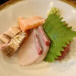 おばんざいHACHI - HACHI定食の、さしみ(小)