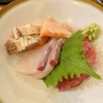 おばんざいHACHI - HACHI定食の、さしみ(小)