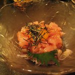 酔処 諭吉。 - 鶏ユッケ