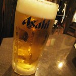 酔処 諭吉。 - お替りもやっぱりビール♪