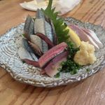 君想ふ暮らし - サンマの刺身（￥480）