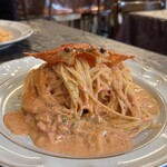 ムラーノ - 一番人気！渡り蟹のトマトクリームスパゲッティ