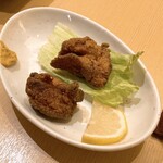 鳥料理 有明 - 地鶏唐揚げ