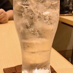 鳥料理 有明 - 芋の水割り