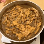 鳥料理 有明 - 軍鶏味噌すき焼き