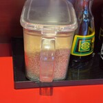 まるやすのちゃんぽん - 入れ放題のゴマ