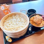 丸亀製麺 - どど～～っん！と、いっちゃうよ(〃￣ω￣)σ