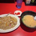 まるやすのちゃんぽん - 大盛やきめしスープセット 900円