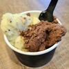 crepe and gelato ciao - ジェラート【W:ダブル】(税込600円)
①アールグレイショコラ
②キウイ