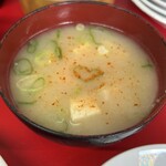 一楽ラーメン - 赤化粧！