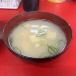 一楽ラーメン - 味噌汁