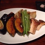 Yasaiya Teppanyakiyasai - おまかせ焼き野菜盛合わせ5品(2人前)