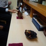 ほかけ船 - カウンターとお酒