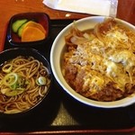 大川屋 - 本日はどうしてもお蕎麦やさんでカツ丼な気分でした。