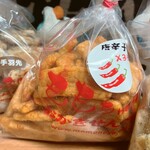 ももちゃんのおかきせんべい - 唐辛子　350円(税込)   ※辛さが本格的過ぎて、ビビる