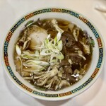ラーメン 哲史 - 牛タンモトと舞茸の醤油ラーメン 1450円　※限定