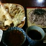 姉山の家 - 天ざる蕎麦（1000円）