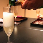 坂ぐち - 昼からシャンパン…贅沢です！