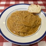 ピアンタ - ランチパスタ チリカルボナーラ　1200円