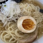 せたが屋 - 黄身の様子。ちと硬めか？