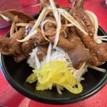 一華 - ミニもつ丼